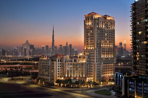 Внешний вид отеля Marriott Hotel Al Jaddaf в Дубае