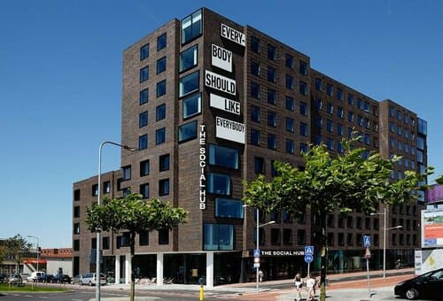 Внешний вид отеля The Social Hub Groningen